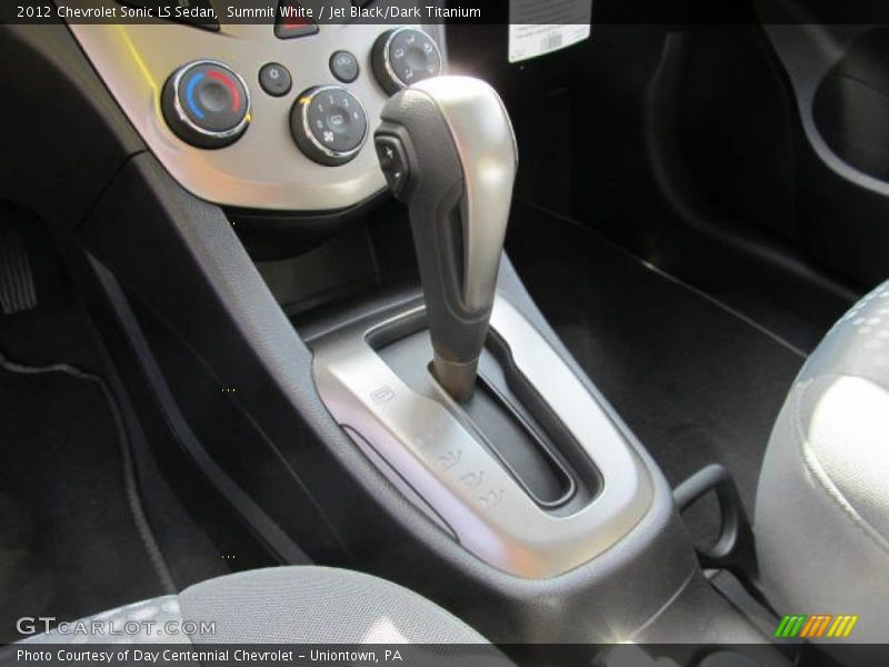 Summit White / Jet Black/Dark Titanium 2012 Chevrolet Sonic LS Sedan
