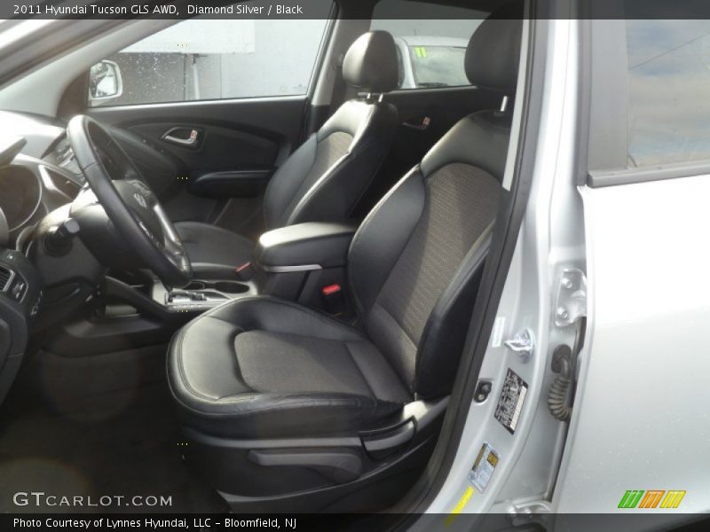 Diamond Silver / Black 2011 Hyundai Tucson GLS AWD
