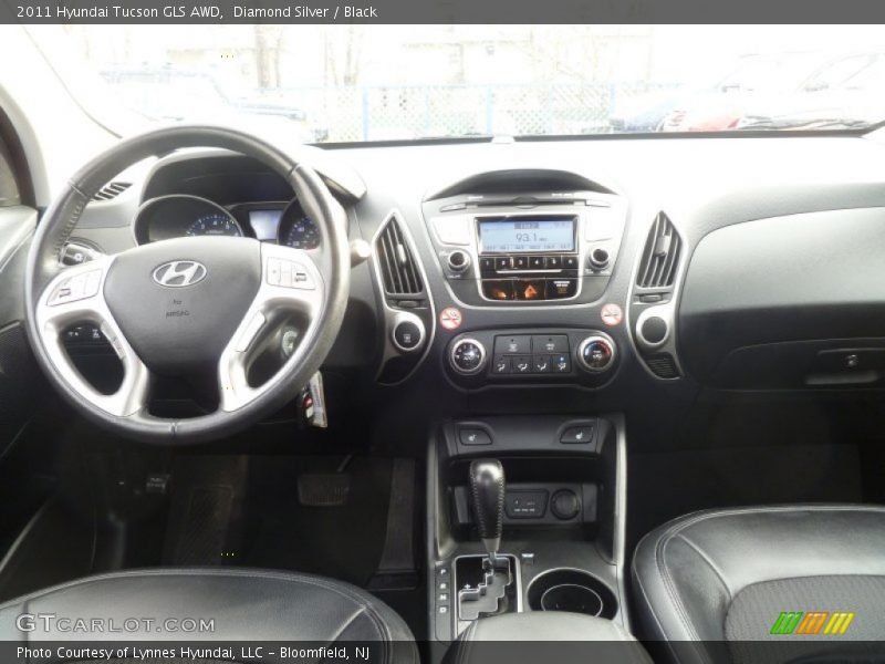 Diamond Silver / Black 2011 Hyundai Tucson GLS AWD