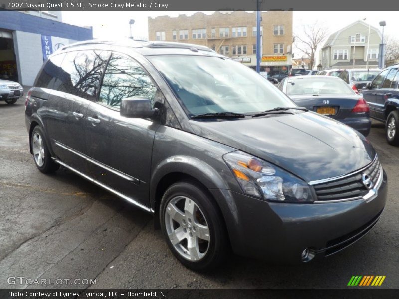 Smoke Gray Metallic / Gray 2007 Nissan Quest 3.5 SE