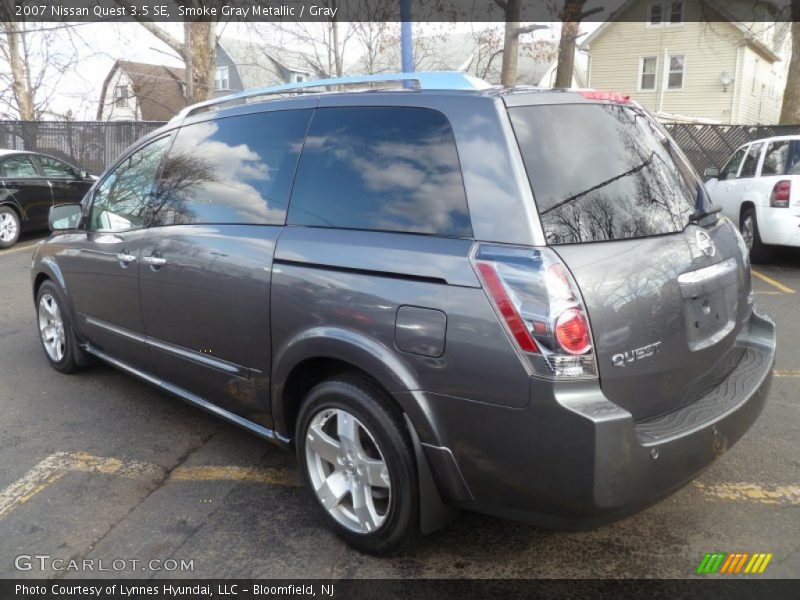 Smoke Gray Metallic / Gray 2007 Nissan Quest 3.5 SE