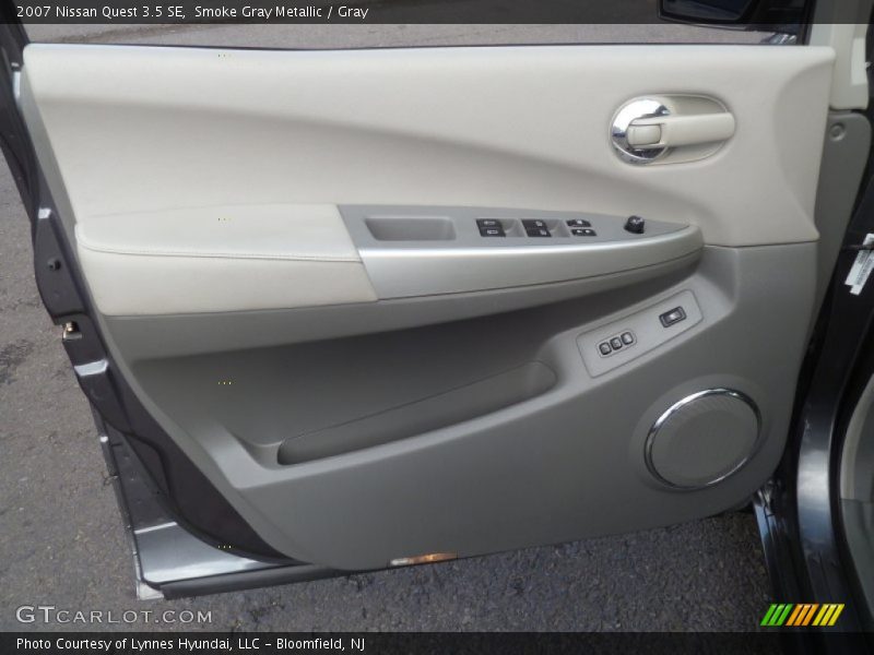 Smoke Gray Metallic / Gray 2007 Nissan Quest 3.5 SE