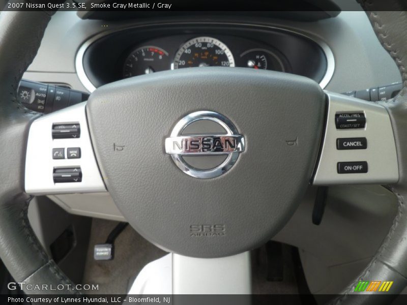 Smoke Gray Metallic / Gray 2007 Nissan Quest 3.5 SE