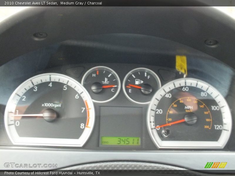  2010 Aveo LT Sedan LT Sedan Gauges