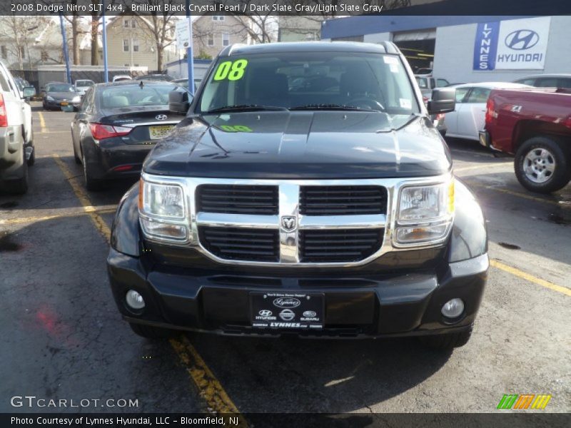 Brilliant Black Crystal Pearl / Dark Slate Gray/Light Slate Gray 2008 Dodge Nitro SLT 4x4