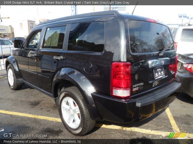 Brilliant Black Crystal Pearl / Dark Slate Gray/Light Slate Gray 2008 Dodge Nitro SLT 4x4