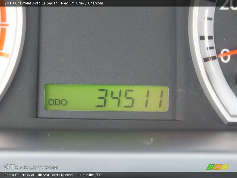 Medium Gray / Charcoal 2010 Chevrolet Aveo LT Sedan