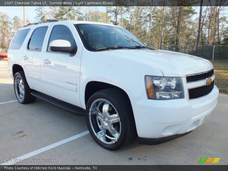 Summit White / Light Cashmere/Ebony 2007 Chevrolet Tahoe LT