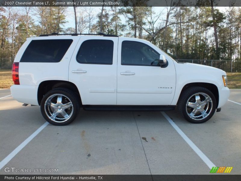 Summit White / Light Cashmere/Ebony 2007 Chevrolet Tahoe LT