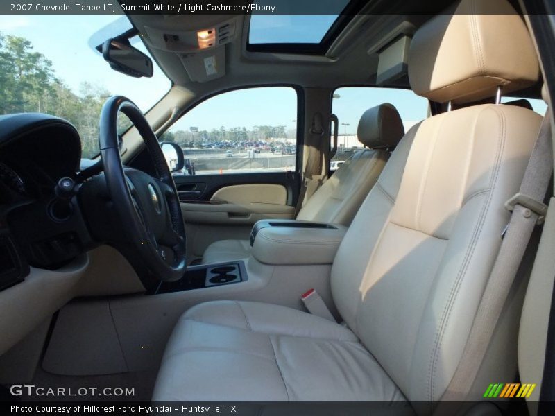 Summit White / Light Cashmere/Ebony 2007 Chevrolet Tahoe LT