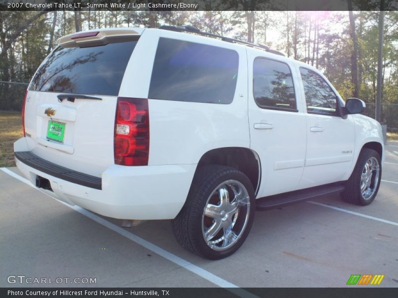 Summit White / Light Cashmere/Ebony 2007 Chevrolet Tahoe LT