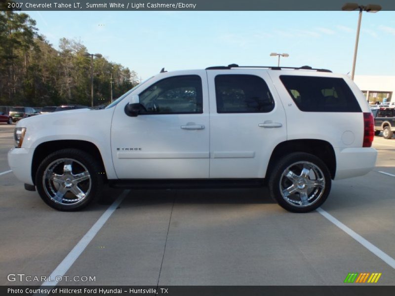Summit White / Light Cashmere/Ebony 2007 Chevrolet Tahoe LT