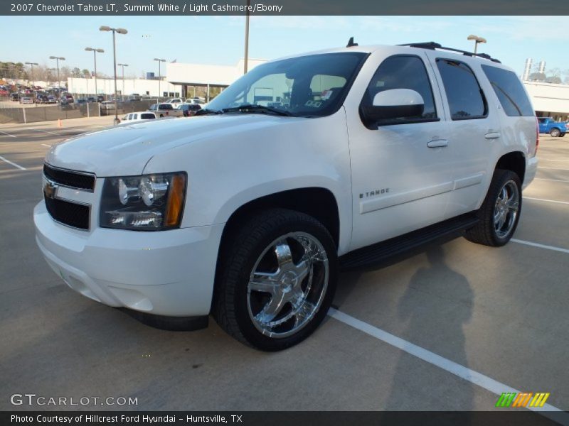 Summit White / Light Cashmere/Ebony 2007 Chevrolet Tahoe LT