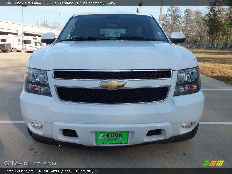 Summit White / Light Cashmere/Ebony 2007 Chevrolet Tahoe LT