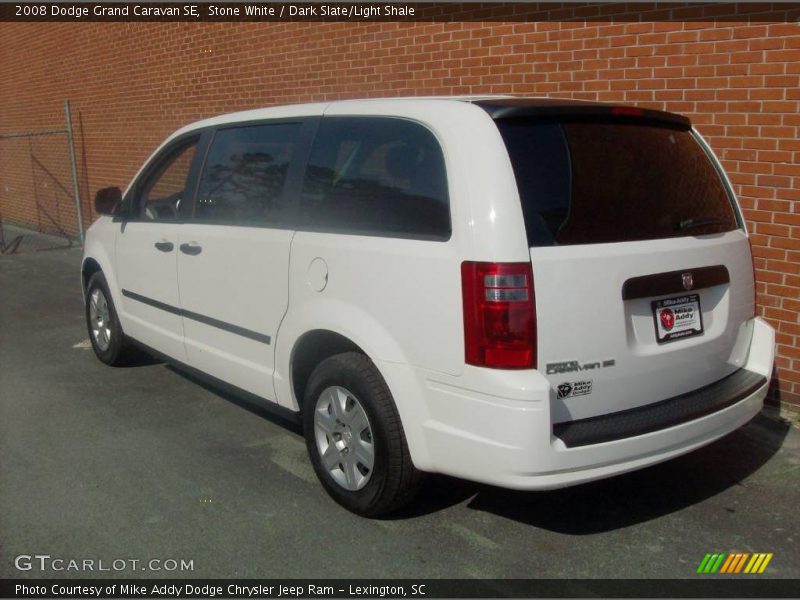 Stone White / Dark Slate/Light Shale 2008 Dodge Grand Caravan SE
