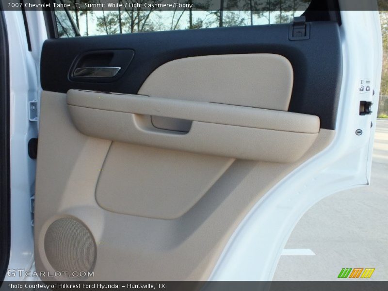 Summit White / Light Cashmere/Ebony 2007 Chevrolet Tahoe LT