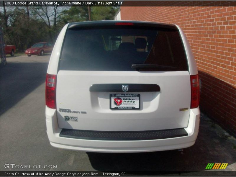 Stone White / Dark Slate/Light Shale 2008 Dodge Grand Caravan SE