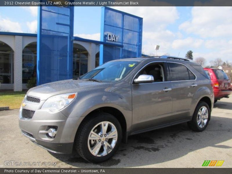 Graystone Metallic / Light Titanium/Jet Black 2012 Chevrolet Equinox LTZ AWD