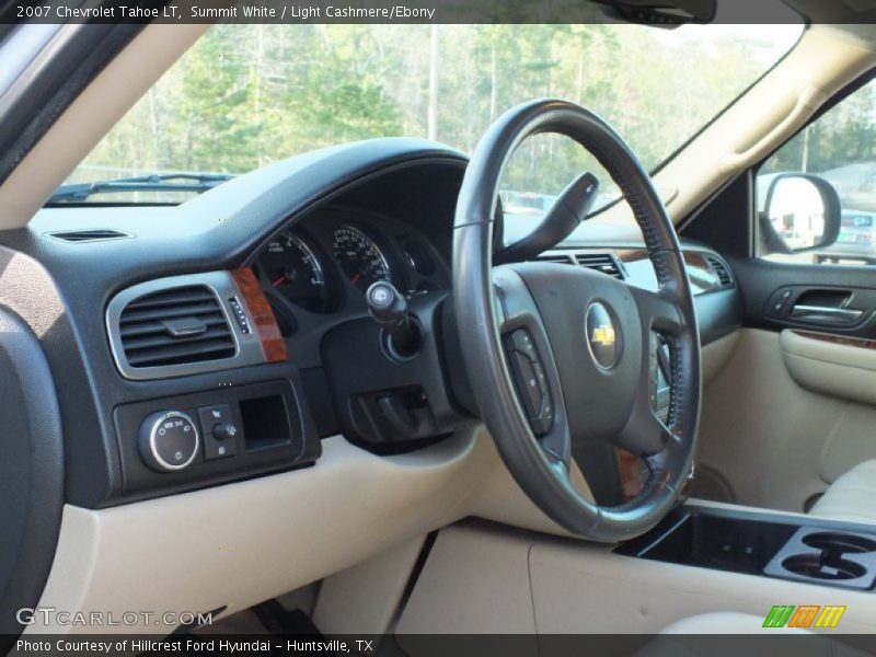 Summit White / Light Cashmere/Ebony 2007 Chevrolet Tahoe LT