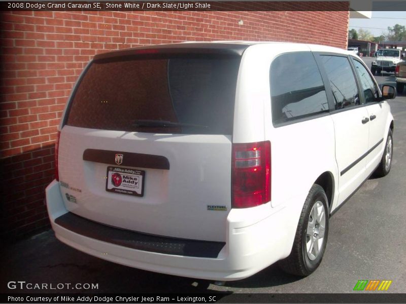 Stone White / Dark Slate/Light Shale 2008 Dodge Grand Caravan SE