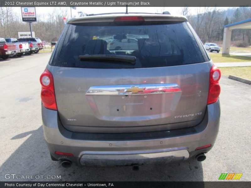 Graystone Metallic / Light Titanium/Jet Black 2012 Chevrolet Equinox LTZ AWD