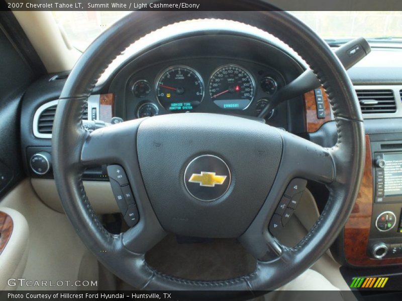 Summit White / Light Cashmere/Ebony 2007 Chevrolet Tahoe LT