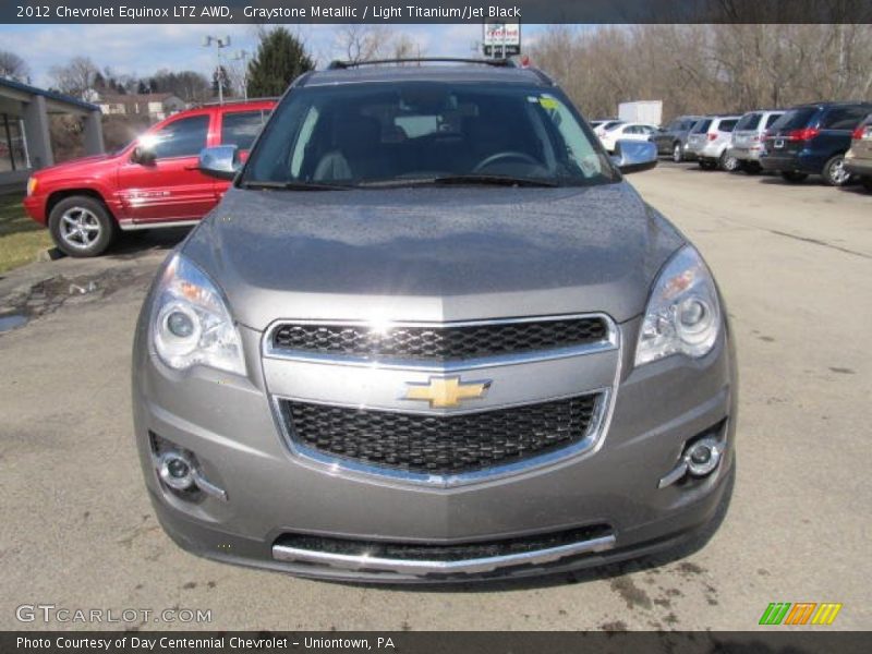 Graystone Metallic / Light Titanium/Jet Black 2012 Chevrolet Equinox LTZ AWD