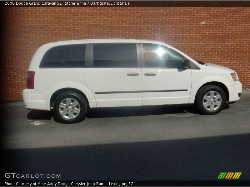 Stone White / Dark Slate/Light Shale 2008 Dodge Grand Caravan SE