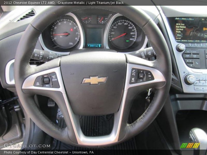 Graystone Metallic / Light Titanium/Jet Black 2012 Chevrolet Equinox LTZ AWD