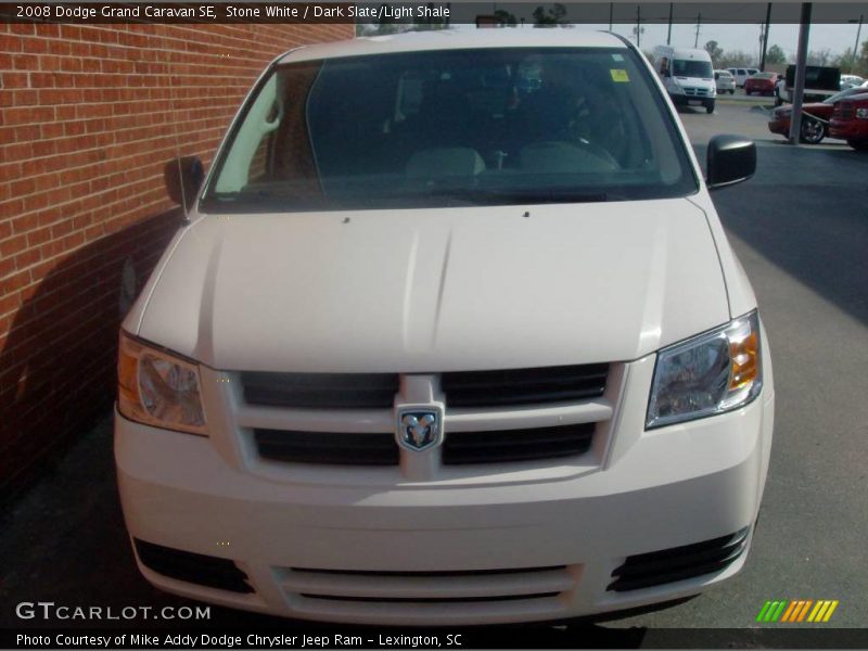 Stone White / Dark Slate/Light Shale 2008 Dodge Grand Caravan SE