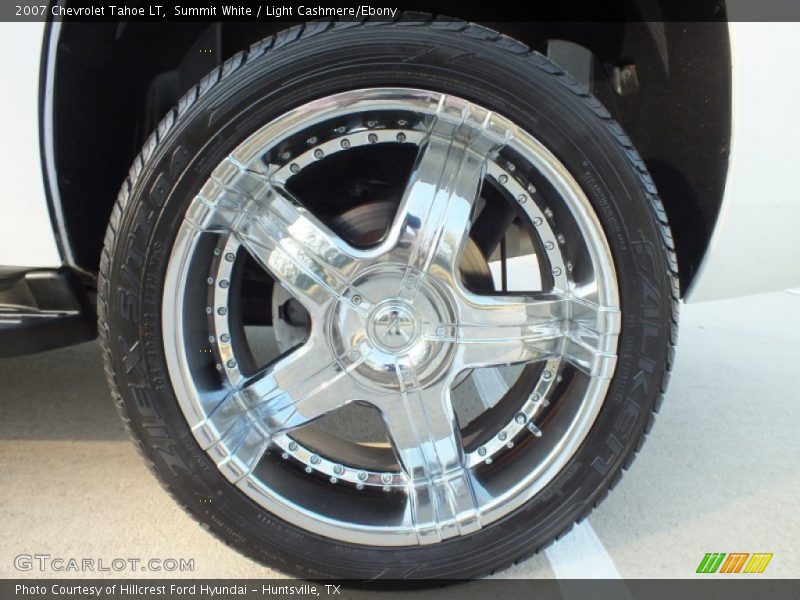 Summit White / Light Cashmere/Ebony 2007 Chevrolet Tahoe LT