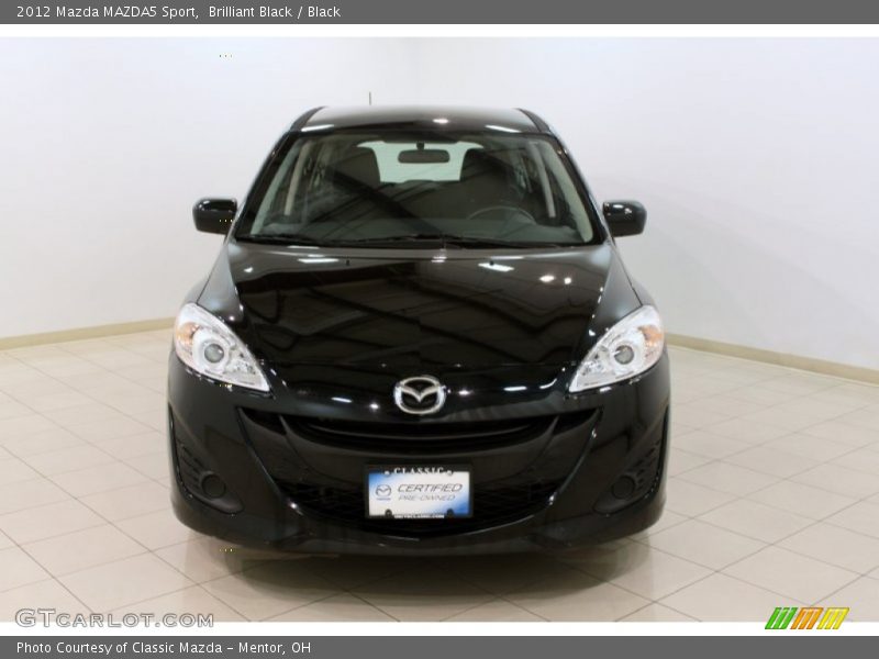 Brilliant Black / Black 2012 Mazda MAZDA5 Sport