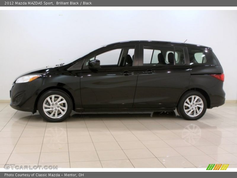 Brilliant Black / Black 2012 Mazda MAZDA5 Sport