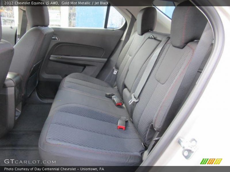 Gold Mist Metallic / Jet Black 2012 Chevrolet Equinox LS AWD