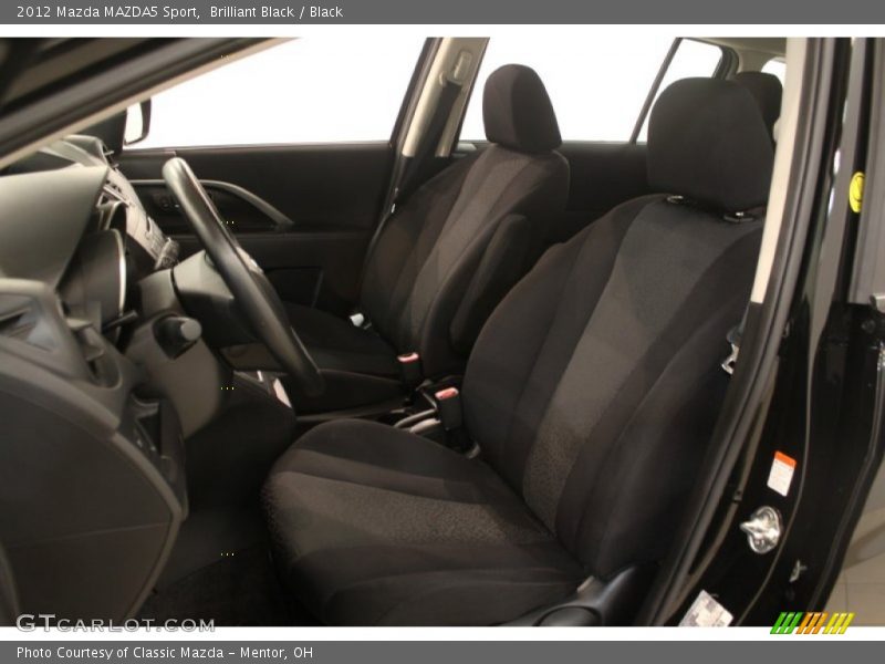 Brilliant Black / Black 2012 Mazda MAZDA5 Sport
