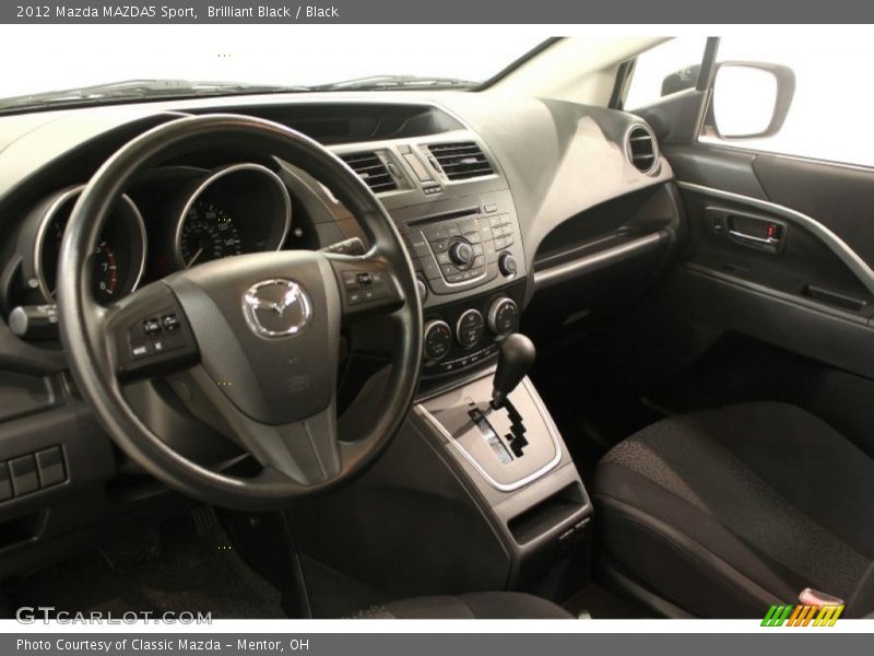 Brilliant Black / Black 2012 Mazda MAZDA5 Sport