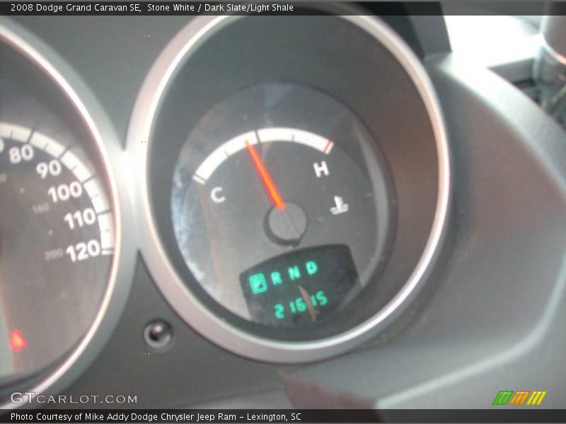 Stone White / Dark Slate/Light Shale 2008 Dodge Grand Caravan SE
