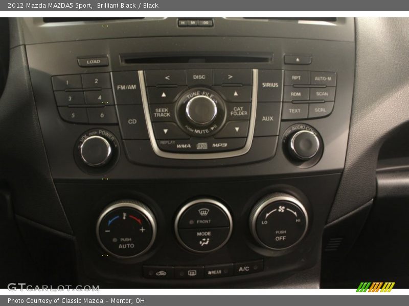 Brilliant Black / Black 2012 Mazda MAZDA5 Sport