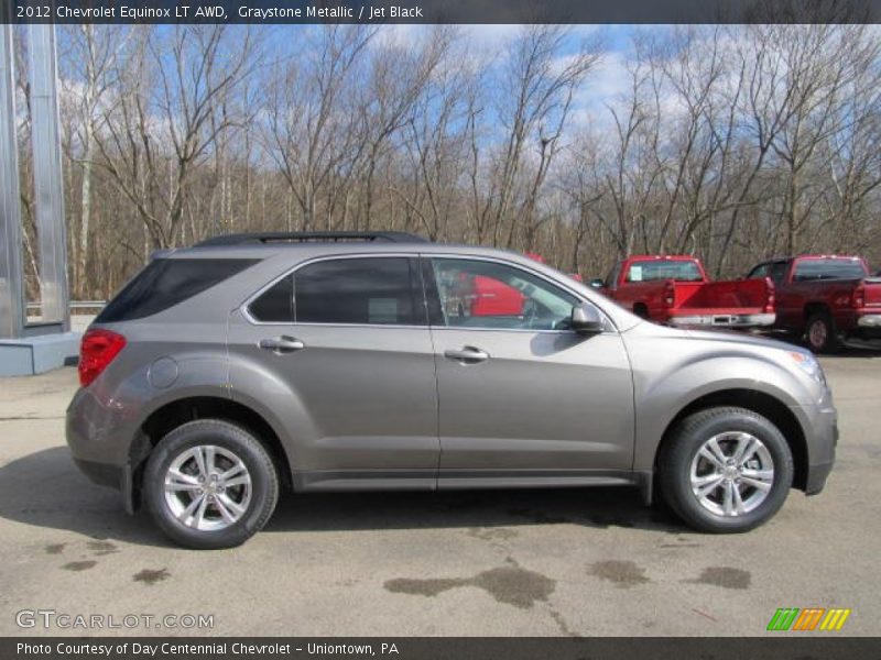 Graystone Metallic / Jet Black 2012 Chevrolet Equinox LT AWD