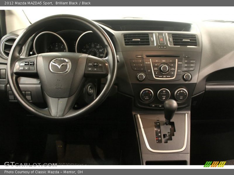 Brilliant Black / Black 2012 Mazda MAZDA5 Sport