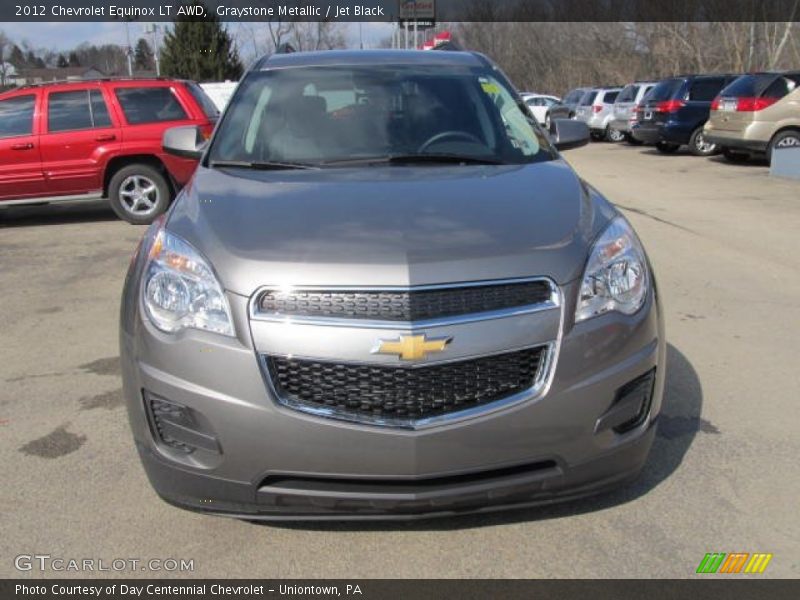 Graystone Metallic / Jet Black 2012 Chevrolet Equinox LT AWD