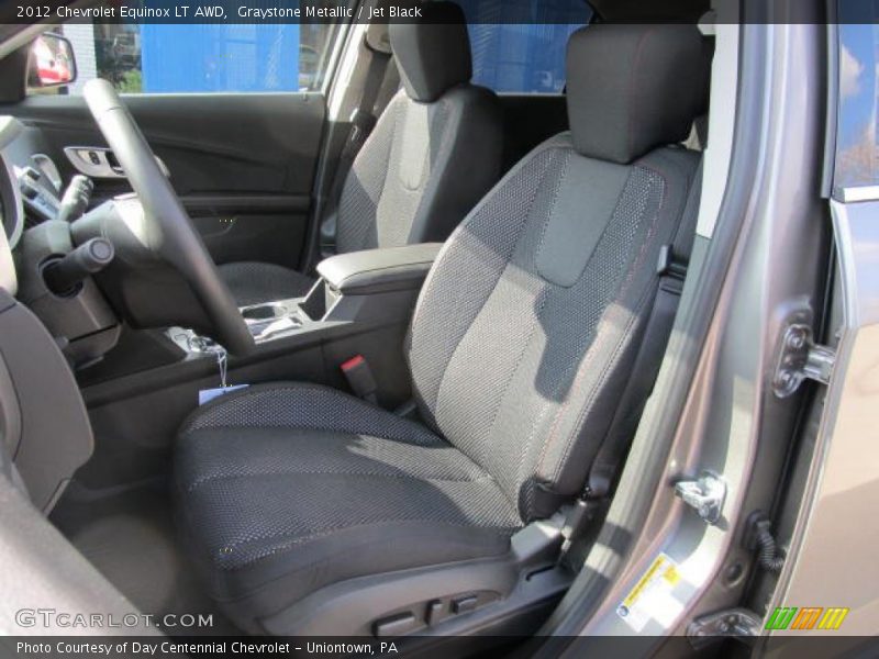 Graystone Metallic / Jet Black 2012 Chevrolet Equinox LT AWD