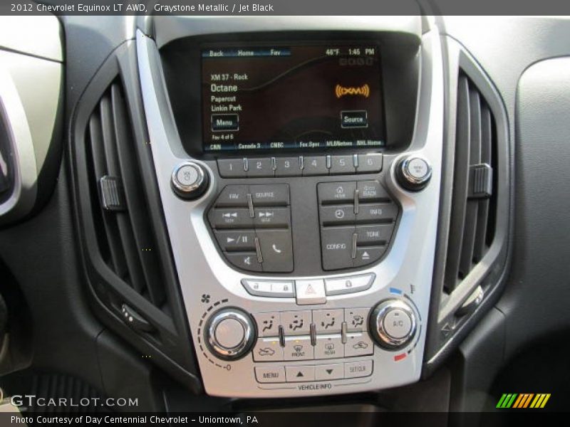 Graystone Metallic / Jet Black 2012 Chevrolet Equinox LT AWD