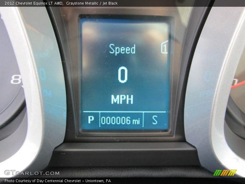 Graystone Metallic / Jet Black 2012 Chevrolet Equinox LT AWD