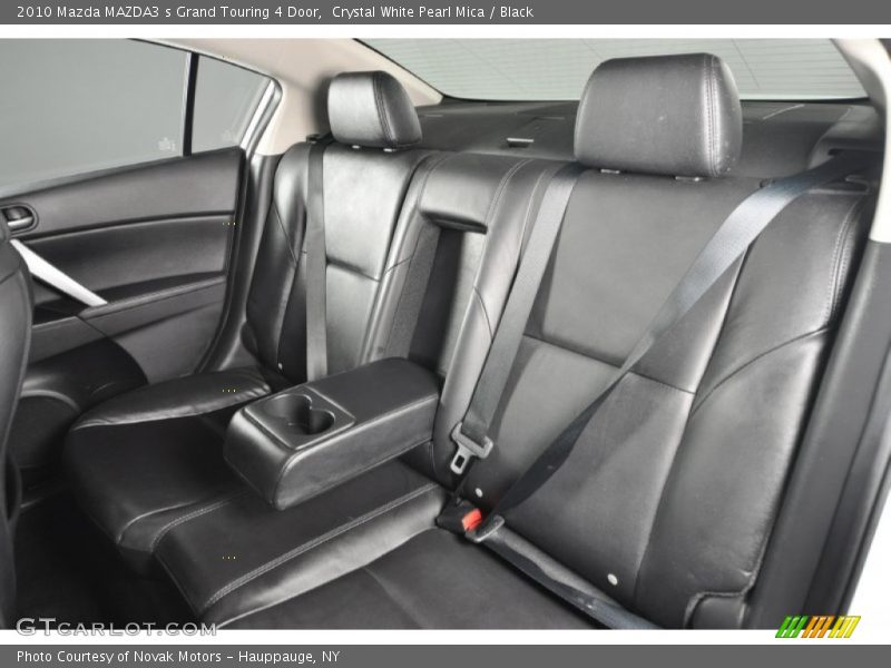 Crystal White Pearl Mica / Black 2010 Mazda MAZDA3 s Grand Touring 4 Door