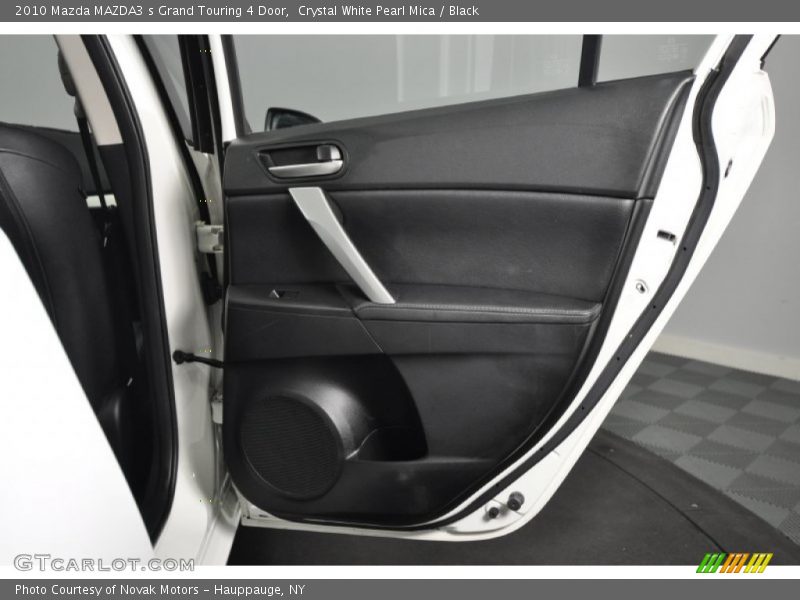 Crystal White Pearl Mica / Black 2010 Mazda MAZDA3 s Grand Touring 4 Door