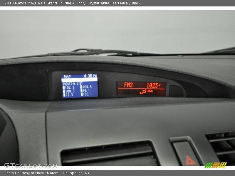 Crystal White Pearl Mica / Black 2010 Mazda MAZDA3 s Grand Touring 4 Door
