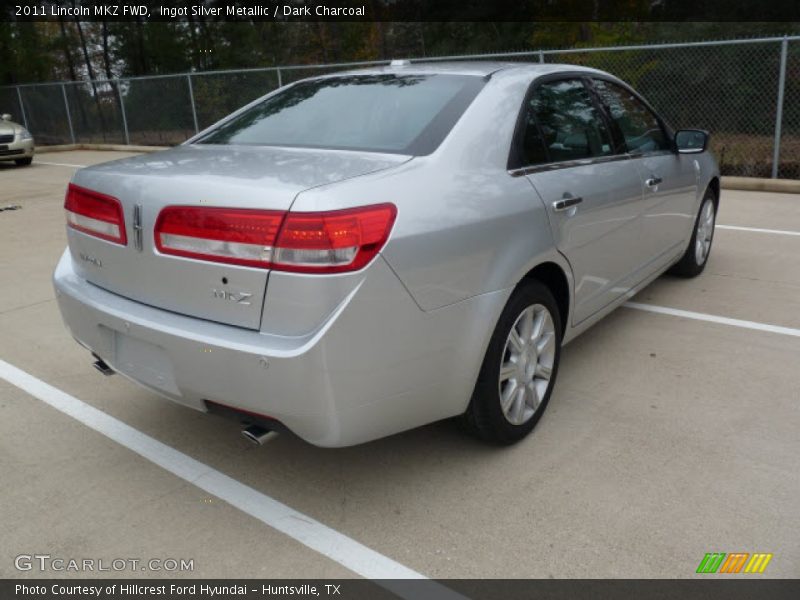 Ingot Silver Metallic / Dark Charcoal 2011 Lincoln MKZ FWD