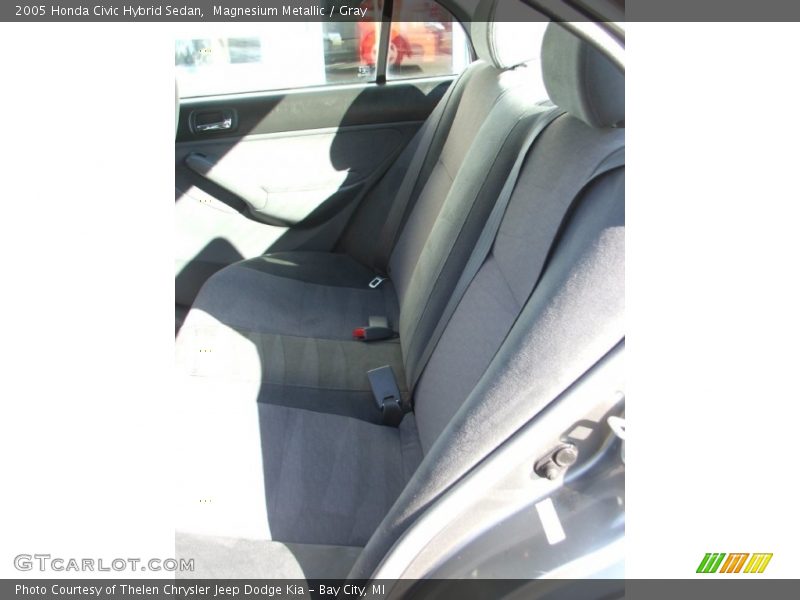 Magnesium Metallic / Gray 2005 Honda Civic Hybrid Sedan