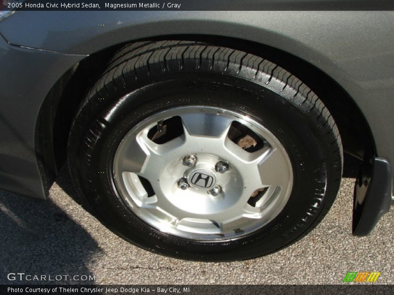 Magnesium Metallic / Gray 2005 Honda Civic Hybrid Sedan
